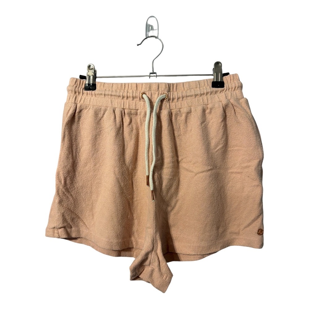 Volcom Live In Lounge Fleece Peach Sweat Shorts, Medium (8) - Picture 2 of 9